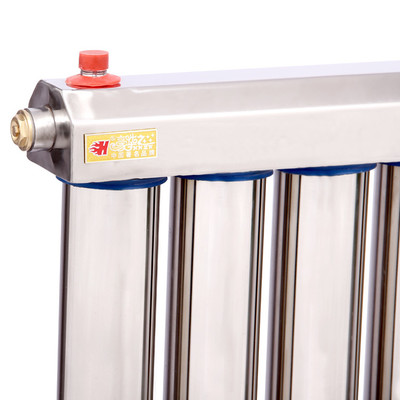 【豪華之星】廠家批發(fā) 家用不銹鋼換熱器 51、76 不銹鋼柱式換熱器 家居采暖換熱器圖片_高清圖_細節(jié)圖-衡水明睿能源設備 -